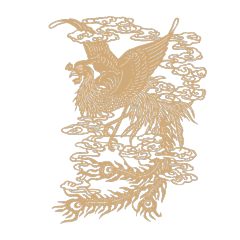 Chinese art phoenix pattern 50