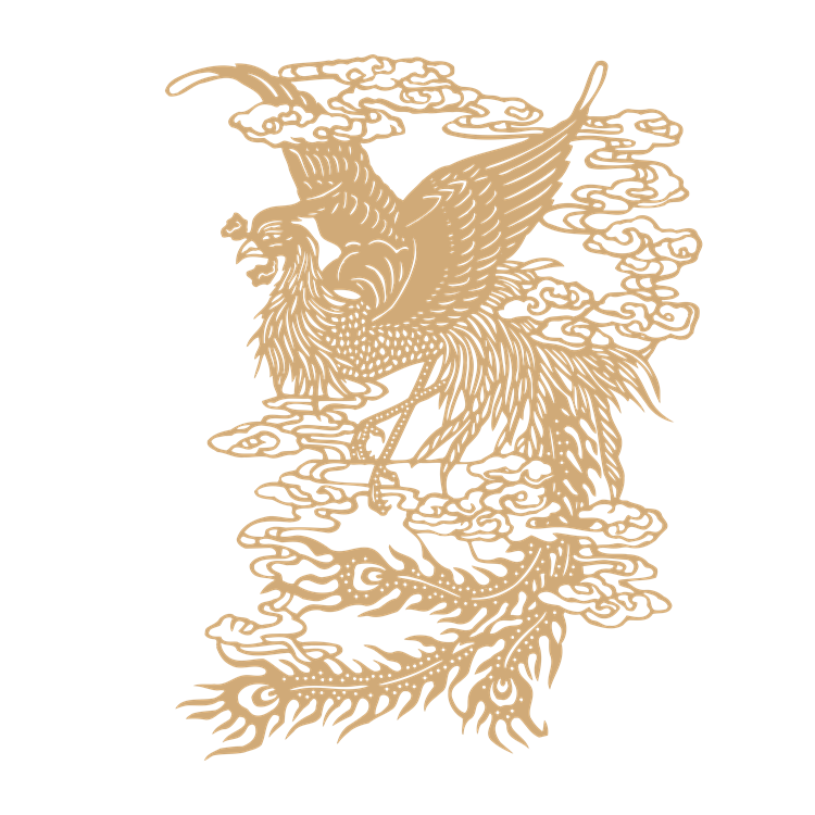 Chinese art phoenix pattern 50