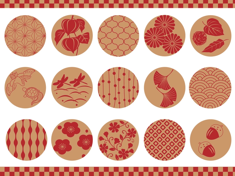 Japanese style frame pattern22