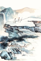 Chinese ink and wash painting pattern32
