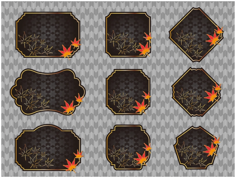 Japanese style frame pattern32