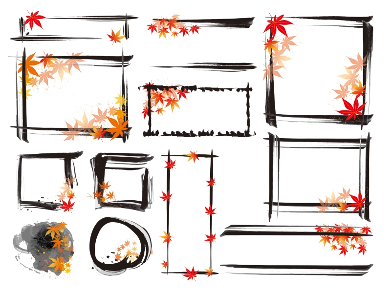Japanese style frame pattern28