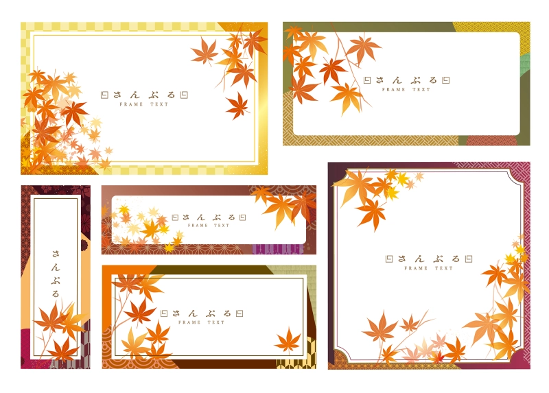 Japanese style frame pattern27