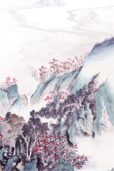 Chinese ink and wash painting pattern23