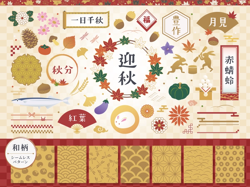 Japanese style frame pattern15