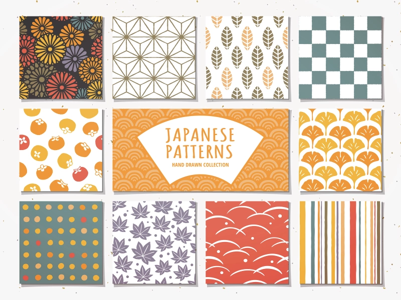 Japanese style frame pattern7