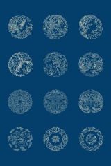 Chinese Style tartan frame pattern (14)
