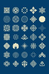 Chinese Style tartan frame pattern (11)