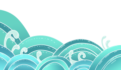 Chinese style cartoon sea wave pattern (70)