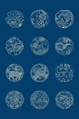 Chinese Style tartan frame pattern (12)