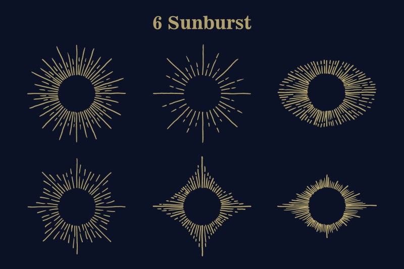 Starry sky planets elements pattern (2)