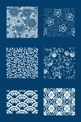 Chinese Style tartan frame pattern (8)