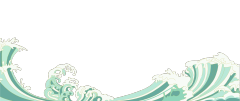 Chinese style cartoon sea wave pattern (15)