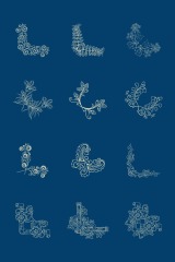 Chinese Style tartan frame pattern (15)
