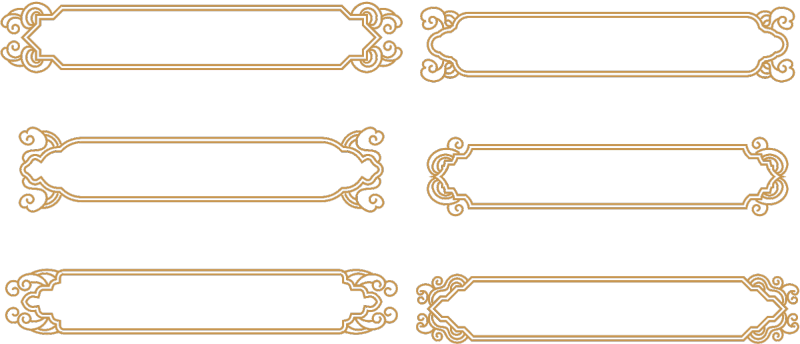 Chinese Style cloud frame pattern (4)
