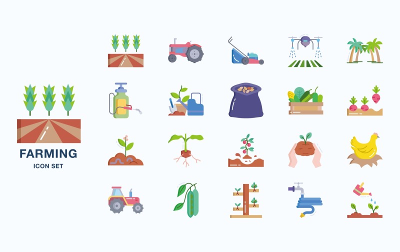 Common agricultural pattern set (6)