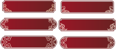 Chinese Style cloud frame pattern (16)