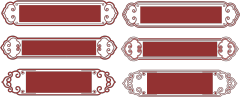 Chinese Style cloud frame pattern (18)