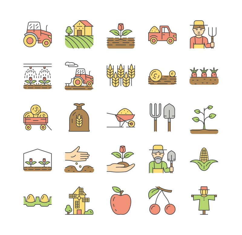 Common agricultural pattern set (2)