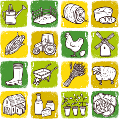 Common agricultural pattern set (10)