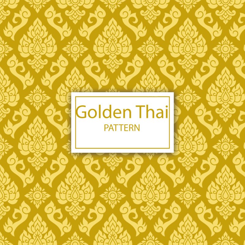 Thai style decorative pattern template (21)