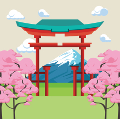 Chinese Style pavilion and memorial archway template pattern (8)