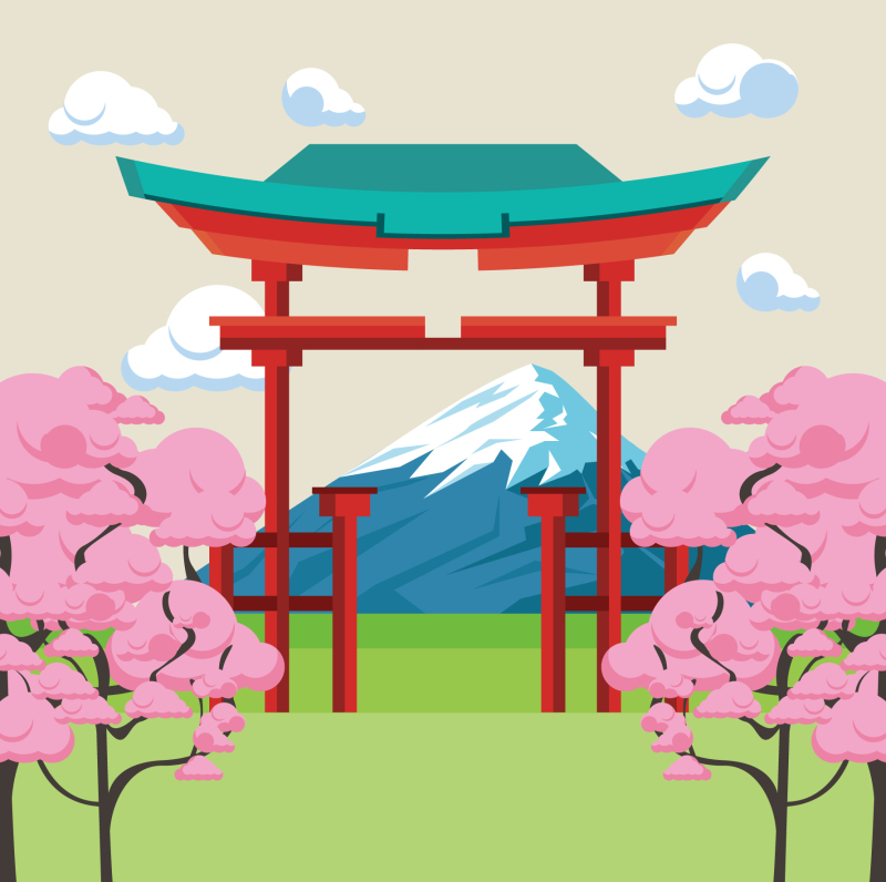 Chinese Style pavilion and memorial archway template pattern (8)