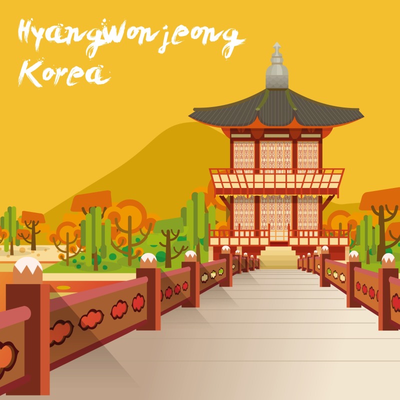 Chinese Style pavilion and memorial archway template pattern (11)