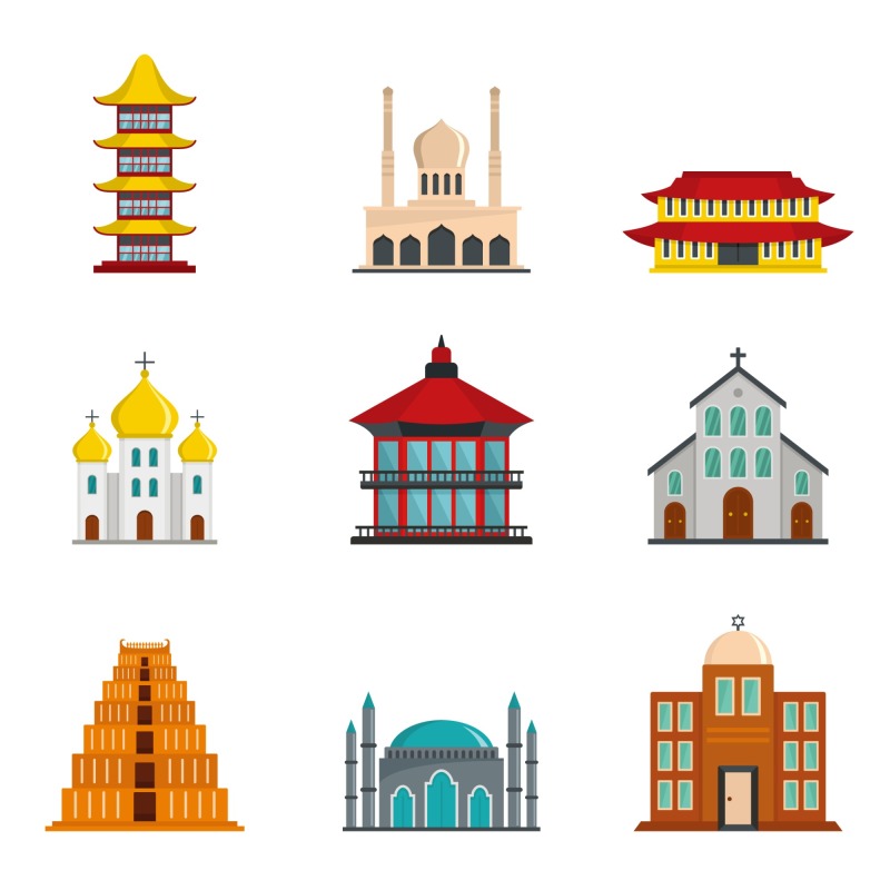 Chinese Style pavilion and memorial archway template pattern (7)