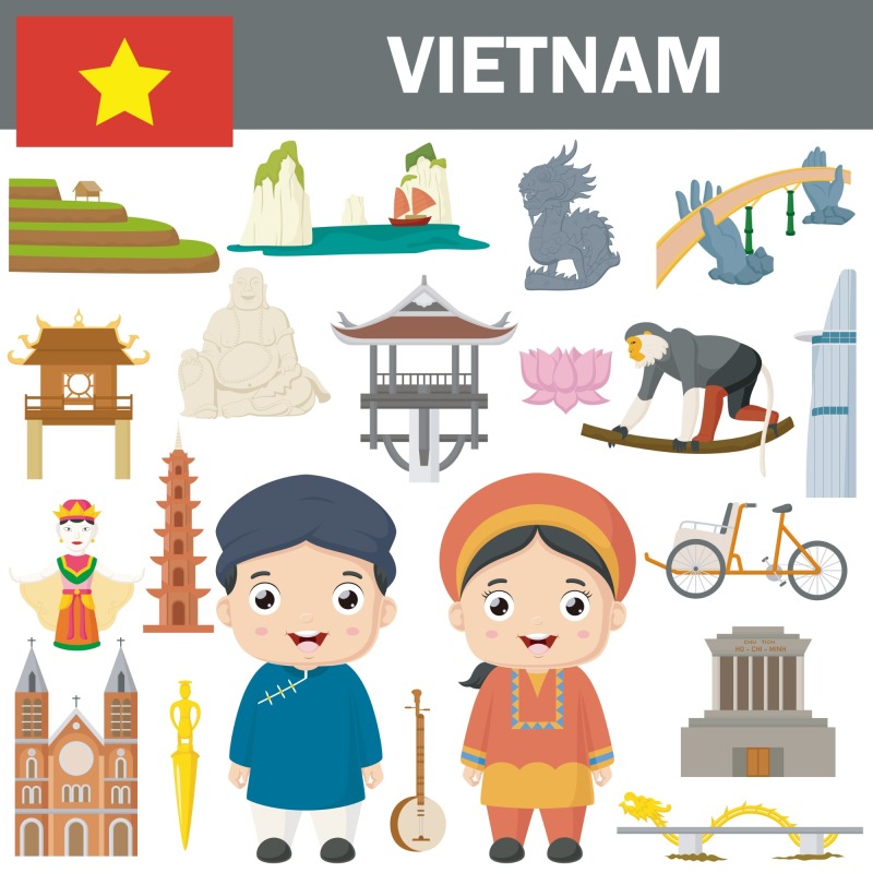Vietnamese style icon pattern template (6)