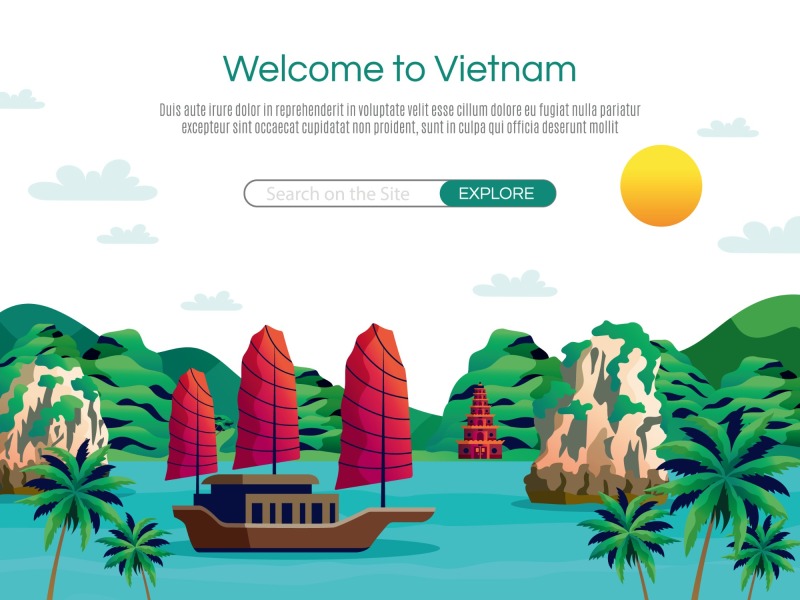 Vietnamese style icon pattern template (10)