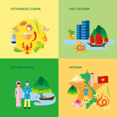 Vietnamese style icon pattern template (19)