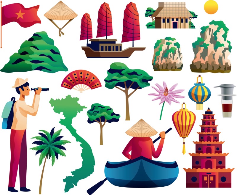 Vietnamese style icon pattern template (25)