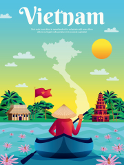 Vietnamese style icon pattern template (11)
