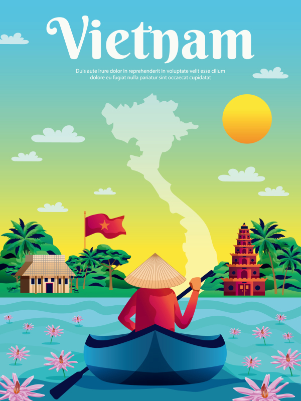 Vietnamese style icon pattern template (11)