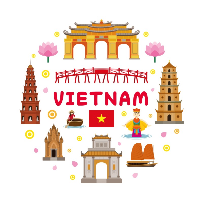 Vietnamese style icon pattern template (1)