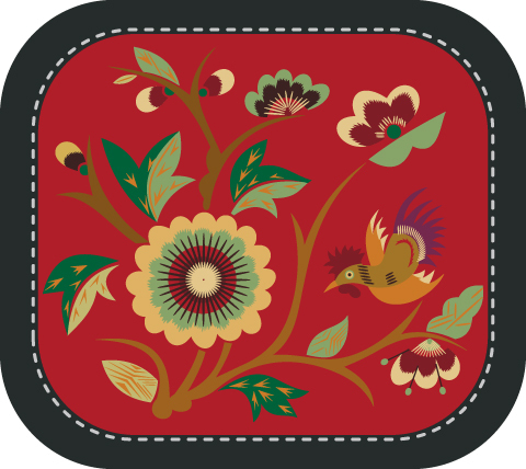 Chinese traditional embroidery template pattern (35)