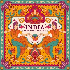 Indian traditional elements icon pattern template (37)