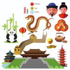 Chinese traditional elements pattern (27)
