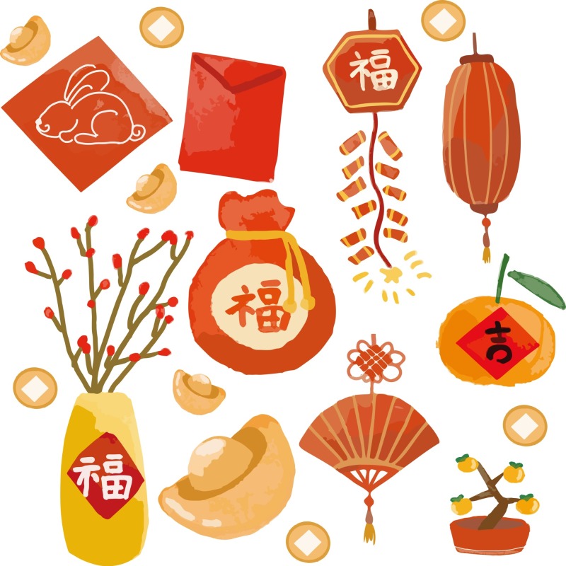 Chinese Spring Festival elements pattern (19)