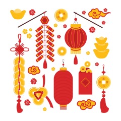 Chinese Spring Festival elements pattern (3)