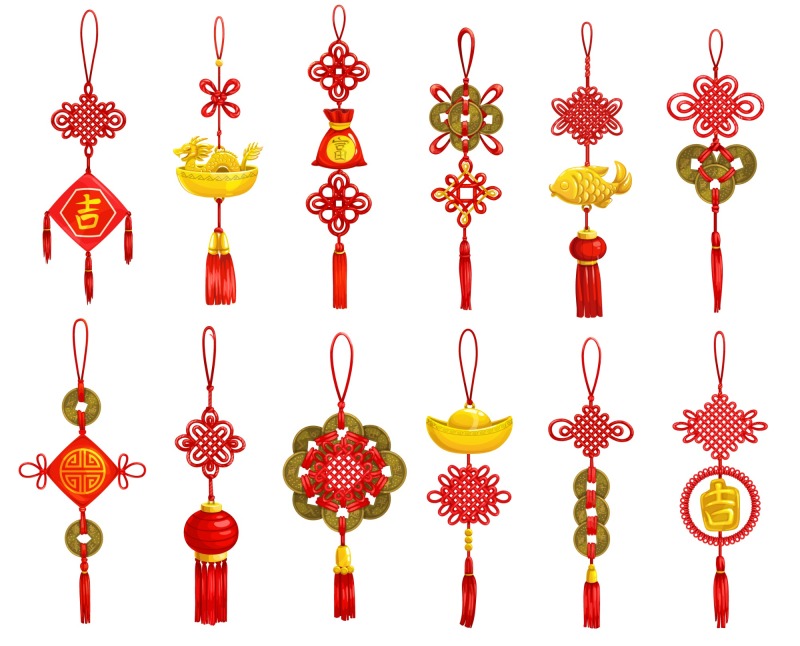 Chinese knot elements pattern (3)