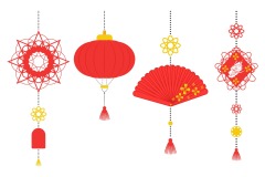 Chinese knot elements pattern (9)