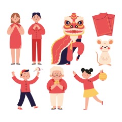 Chinese traditional elements pattern (25)