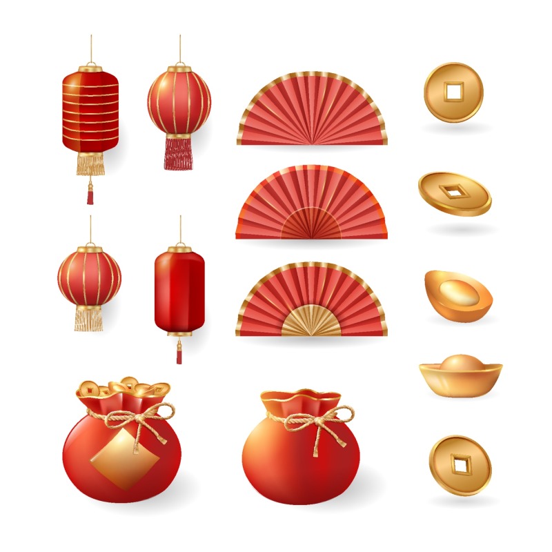 Chinese Spring Festival elements pattern (2)