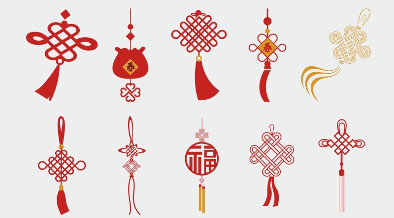 Chinese knot elements pattern (7)