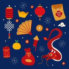 Chinese traditional elements pattern (6)