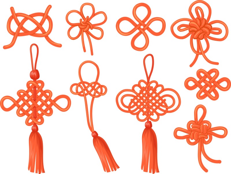 Chinese knot elements pattern (2)