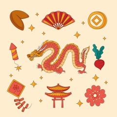 Chinese traditional elements pattern (5)