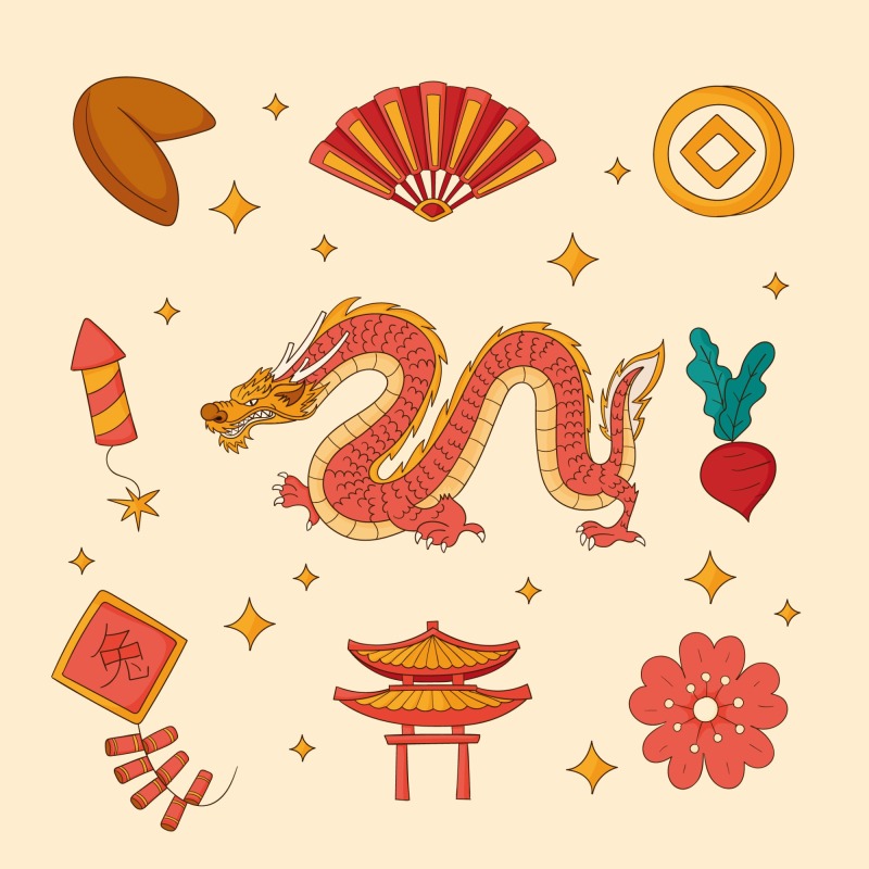 Chinese traditional elements pattern (5)
